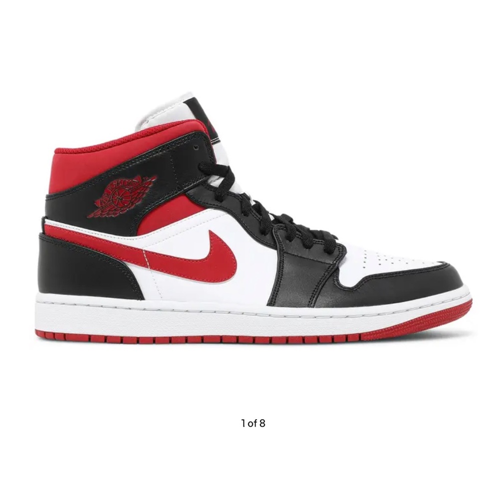 Jordan 1 Mid ‘Black Gym Red' Sneakers